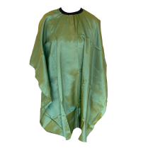 ***Cutting Cape - Satin-Green Ass with Slide Clip(CP80339)