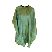 ***Cutting Cape - Satin-Green Ass with Slide Clip(CP80339)