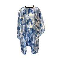Cutting Cape - Blue Faces - Slide Clip (CP81539)