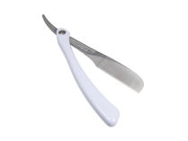 Folding Razor  - White (Cut -Throat)