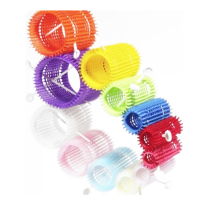 KAMM 54 x 62mm Orange Comb Rollers - pkt 4