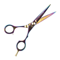Wahl Styla Hair Scissor w/ f/rest & oil - Blue Titanium 5"
