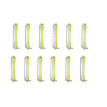 *Perm Rod - Two Tone  6mm -12's (Green & White) (PC94022)
