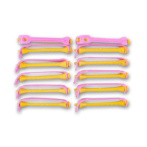 *Perm Rod - Two Tone  8mm -12's (Pink/Yellow)(PC 94222)