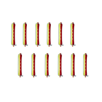*Perm Rod - Two Tone  9mm -12's (Red/Yellow)(PC 94322)