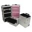 Make-Up Carry Case - Pink (Large) with Pull up handle