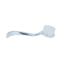 Round Facial/Dusting Brush with Clear Handle (HS 33739)