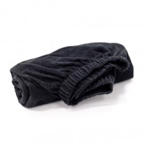 Towelling Boob Tube - Black