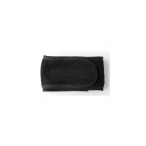 Head Band Towelling with Velcro - Black
