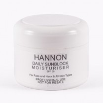 *Hannon Daily Sunscreen Moisturiser SPF30 125ml