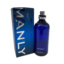 ***MANLY Eau De Cologne Men Sport Blue 125ml