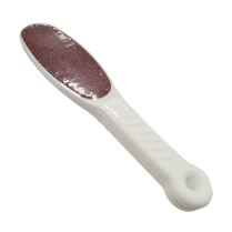 Double Sided Foot File with White Handle & Peel Off Grits