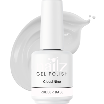 Nailz Gel Polish 15ml Rubber Base Gel - Cloud Nine