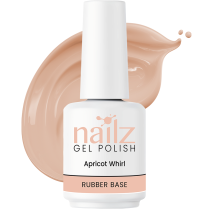 Nailz Gel Polish 15ml Rubber Base Gel - Apricot Whirl