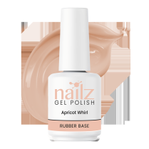 Nailz Gel Polish 15ml Rubber Base Gel - Apricot Whirl