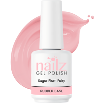 Nailz Gel Polish 15ml Rubber Base Gel - Sugar Plum Fairy