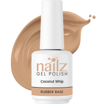 Nailz Gel Polish 15ml Rubber Base Gel - Coconut Whip