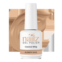 Nailz Gel Polish 15ml Rubber Base Gel - Coconut Whip