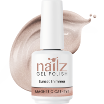 NAILZ Gel Polish 15ml Magnetic Cat Eye- Sunset Shimmer