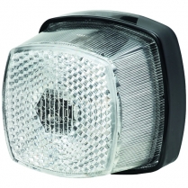 Hella Position Light Clear with Reflector 12 & 24V