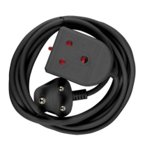 Extension Lead 3M Black