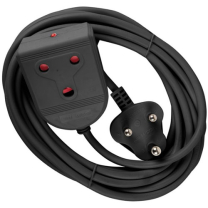 Extension Lead 5M Black