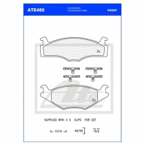 Brake Pad ATE486