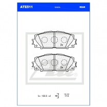 Brake Pad ATE511