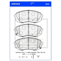 Brake Pad ATE1215