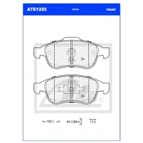 Brake Pad ATE1255