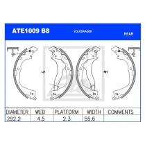Brake Shoes ATE1009BS