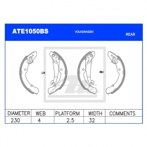 Brake Shoes ATE1050BS