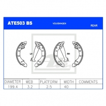 Brake Shoes ATE503BS