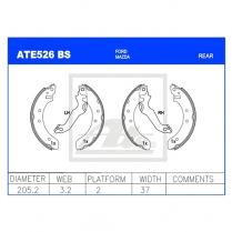 Brake Shoes ATE526BS