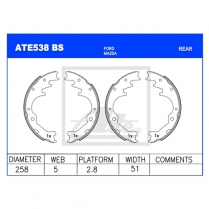 Brake Shoes ATE538BS
