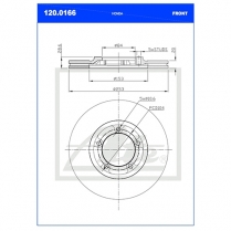 Brake Disc 120.0166