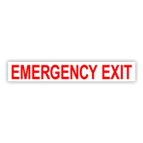 Sticker Emergency Exit