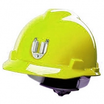 Hard Hat V-Gard Fluorescent Gr