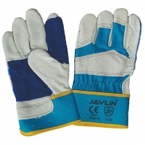 Glove Leather Rigger Blue 6cm