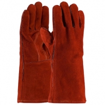 Glove Leather Heat Red Shoulde