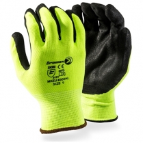 Gloves Hi Viz Seamless