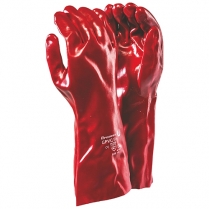 Glove PVC Red Elbow Length