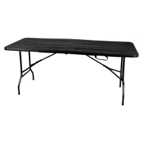 Table PE Wood Rect 180x75x74
