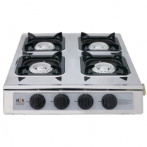 Stove Gas S/Steel 4 Plate