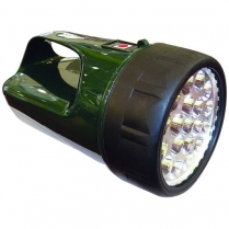 Spotlight Green 19 LED Recharg