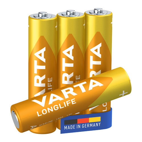 VARTA Longlife Max Power AAA, battery (4 pieces, AAA) (04703101404)