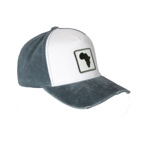 Cap Pigment Wash Blue/White