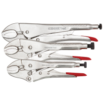 Red Grip Wrench Set 3Pc