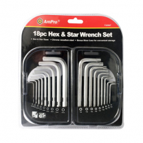 Wrench Set Star & Hex 18Pc