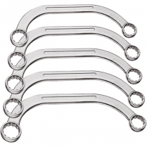 Gedore Red Adjustable Half-Moon Ring Spanners